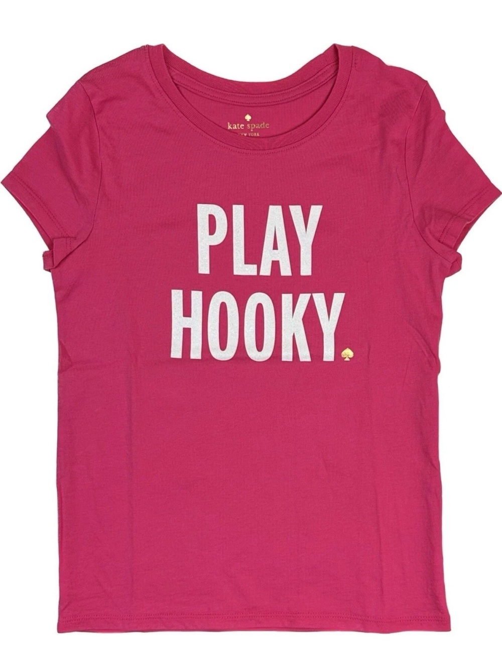 Kate Spade Pink Play Hooky Tee Shirt